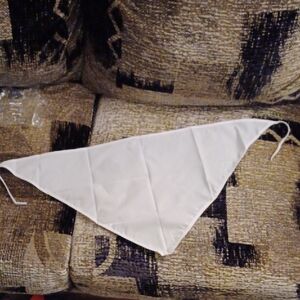 4/$30 White Bandana Scarf